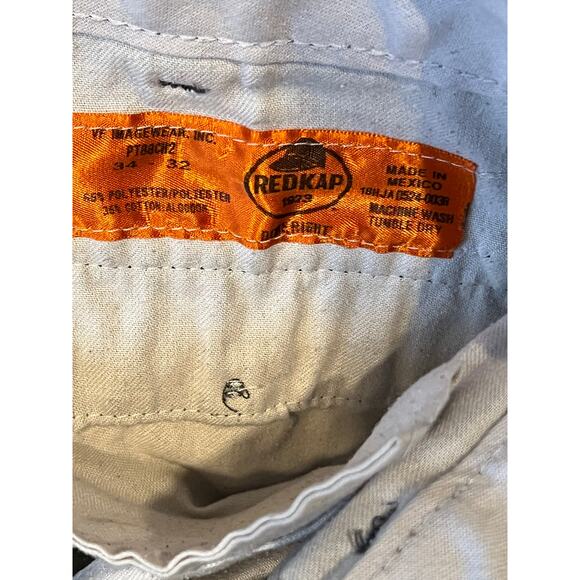 Red Kap Charcoal Gray Work Jeans Chinos 34x32 - Picture 3 of 3